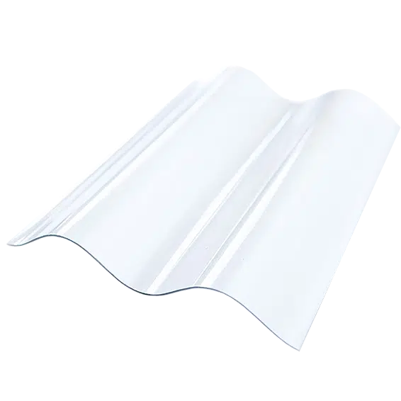 Renolit ONDEX Sollux PVC-Lichtplatten, Sinus 130/30 Typ P8, farblos glatt, 1,1 mm, ideal für Überdachungen, die klare Sicht und maximale Lichtdurchlässigkeit benötigen