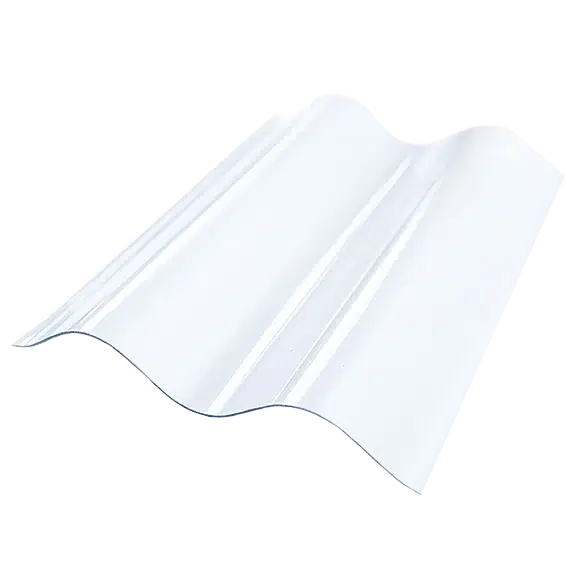 Renolit ONDEX Sollux PVC-Profilplatten, Sinus 177/51 P6, farblos glatt, 1,2 mm, ideal für hochwertige und langlebige Überdachungen mit maximaler Lichtdurchlässigkeit