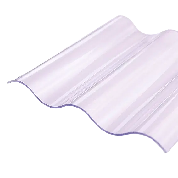Wellplatte aus Acrylglas Sinus 76/18, Sunstop Weiß Opal, glatt, 3 mm, Highlux, bietet effektiven UV-Schutz und Lichtstreuung für Überdachungen
