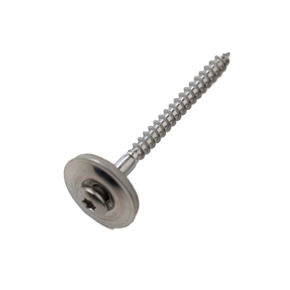 V2A Edelstahl-Spenglerschrauben, 4,5x60 mm, mit Torx-Kopf, ideal für robuste und korrosionsbeständige Befestigungen