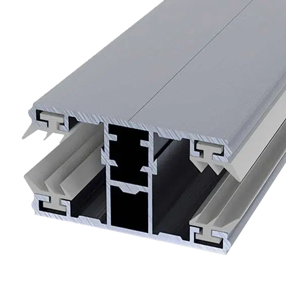 Mittelkomplettsystem 8 mm Alu-Alu - 60 mm breit kaufen » Top-Qualität bei stegplattenversand.de Mittelsprosse Aus Aluminium, 60 Mm, Für 8 Mm Stegplatten, Robust Und Langlebig, Geeignet Für Überdachungen