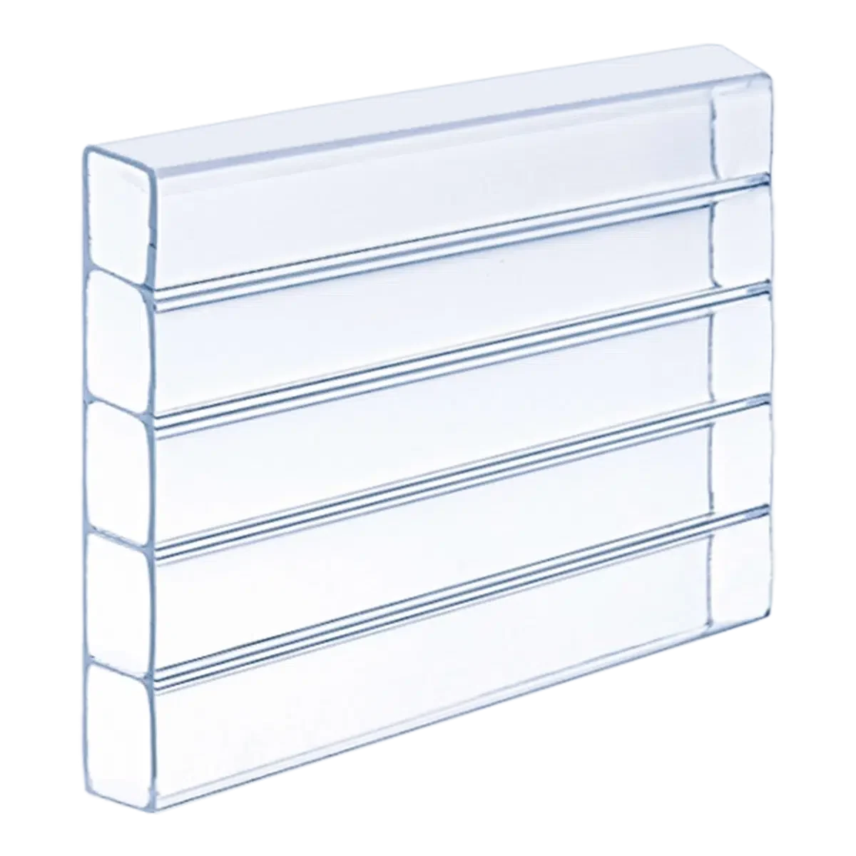 Acrylglas Doppelstegplatten 16 mm glasklar, Highlux 16/32, aus hochwertiger Plexiglas-Rohmasse, ideal für lichtdurchlässige Überdachungen