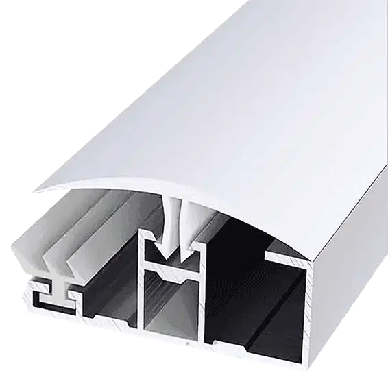 Randsprossenprofil 10 mm Alu-Pvc - 60 mm breit kaufen » Top-Qualität bei stegplattenversand.de Randsprossensystem Aus Aluminium Und Pvc, 60 Mm, Für 10 Mm Stegplatten, Bietet Effektiven Abschluss Und Dauerhafte Dichtung