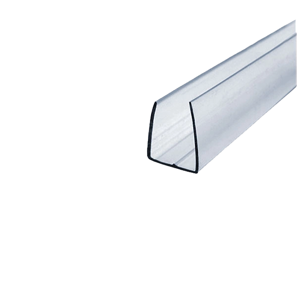 U Profil Universal aus Aluminium für 6 mm Stegplatten, bietet einen effektiven und ästhetischen Abschluss für mittelgroße Überdachungen