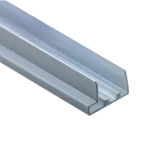 U-Profil Mit Tropfkante Aus Pressblankem Aluminium Für 16 Mm Stegplatten, Bietet Effizienten Wasserablauf Und Schutz Der Kanten