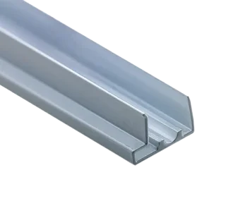 U-Profil Mit Tropfkante Aus Pressblankem Aluminium Für 16 Mm Stegplatten, Bietet Effizienten Wasserablauf Und Schutz Der Kanten