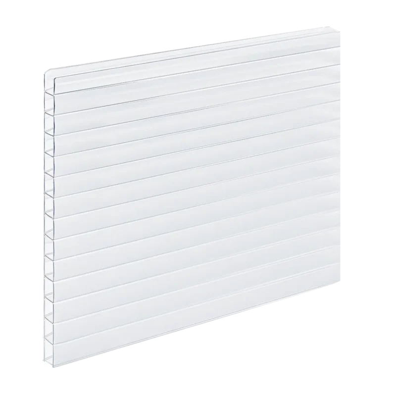 Polycarbonat Doppelstegplatten 6 Mm Klar, Longlife, Ideal Für Robuste Und Lichtdurchlässige Überdachungen