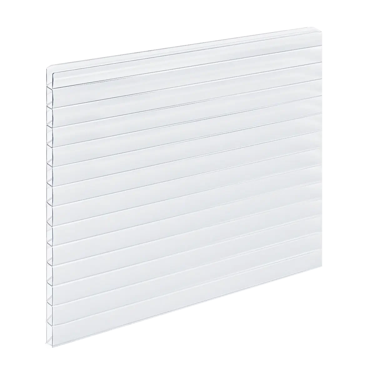 Polycarbonat Doppelstegplatten 4 mm klar, Longlife, ideal für leichte und langlebige Überdachungen mit hoher Lichtdurchlässigkeit