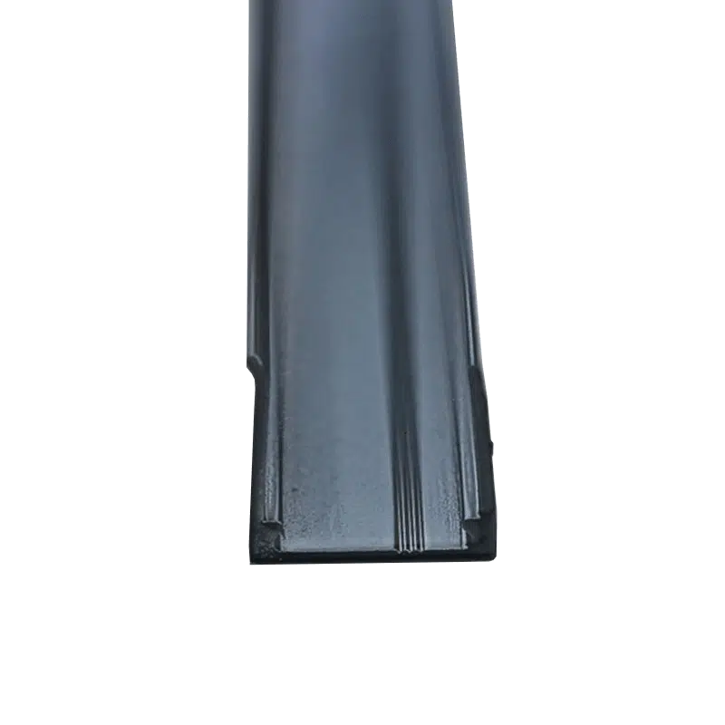 U-Abschlussprofil ohne Tropfkante aus Aluminium in Anthrazit für 16 mm Stegplatten, ideal für einen sauberen und stilvollen Abschluss der oberen Seite