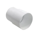 Weiße PVC Rohrmuffe DN75 für Fallrohr Anschluss