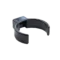 Fallrohrschelle Clip aus PVC in Anthrazit, DN75, zur sicheren Befestigung von Fallrohren.