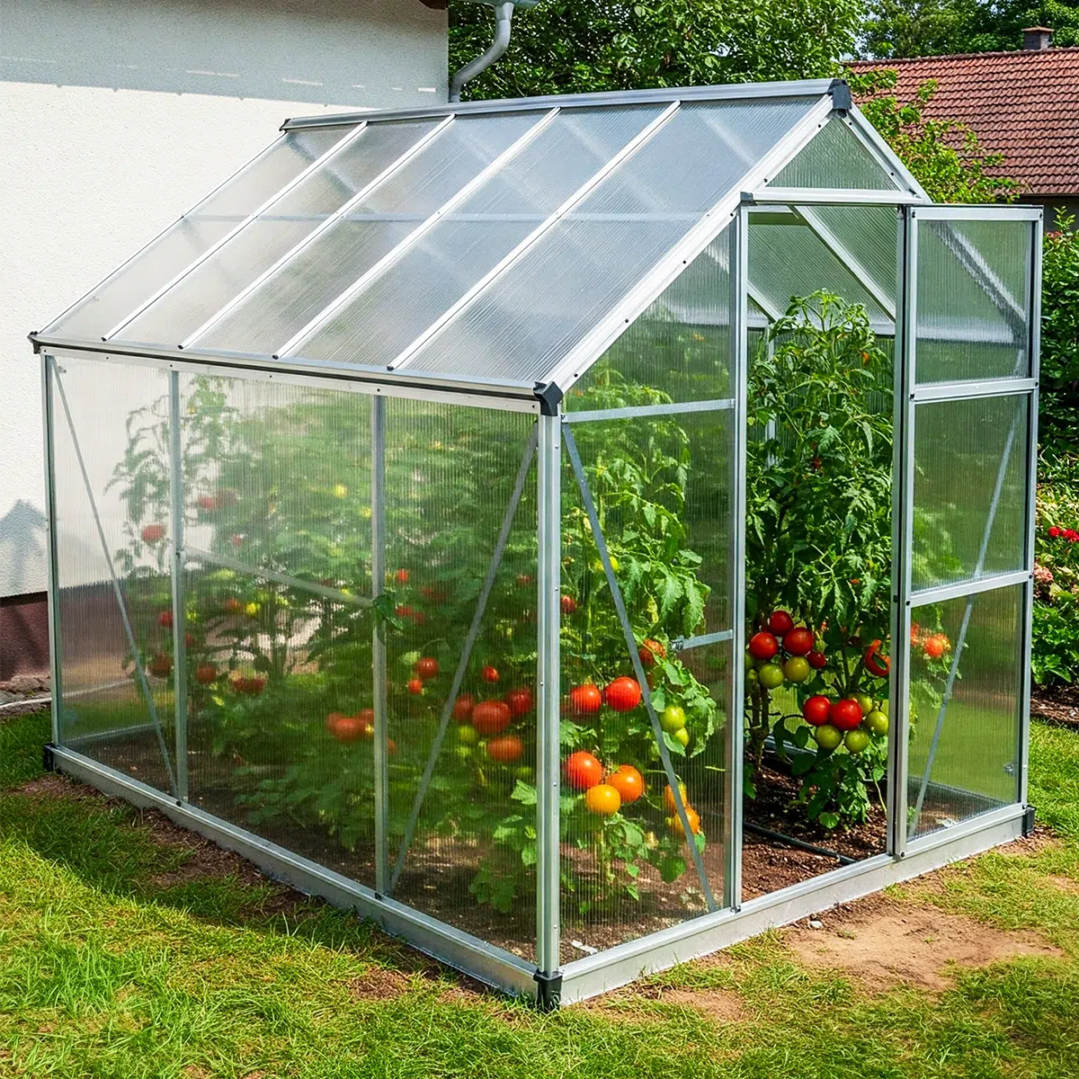 Tomaten Im Gewächshaus Pflanzen – So Gelingt Die Ernte Kaufen &Raquo; Stegplattenversand.de