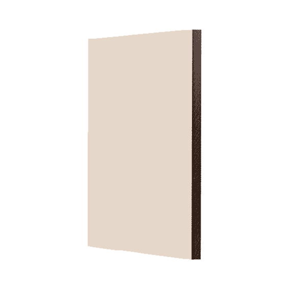 Kronoplan® Sand – HPL-Platte in warmem Sandton für moderne und zeitlose Designs.
