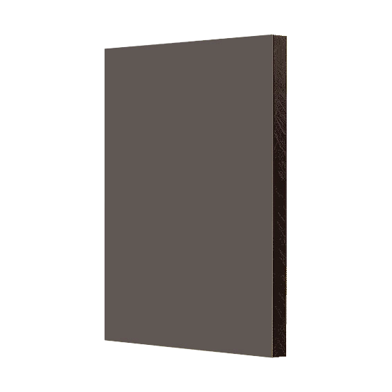 HPL Platten Clay Grey - Kronoart® Premium Color, elegante Oberfläche in warmem Grauton.