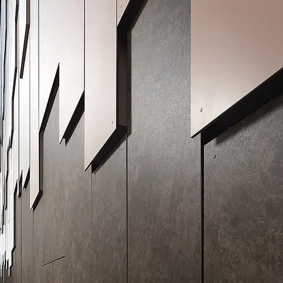 Kronoart® Elements Highway Grey Als Moderne Fassadenverkleidung Für Ein Stilvolles Gebäude.