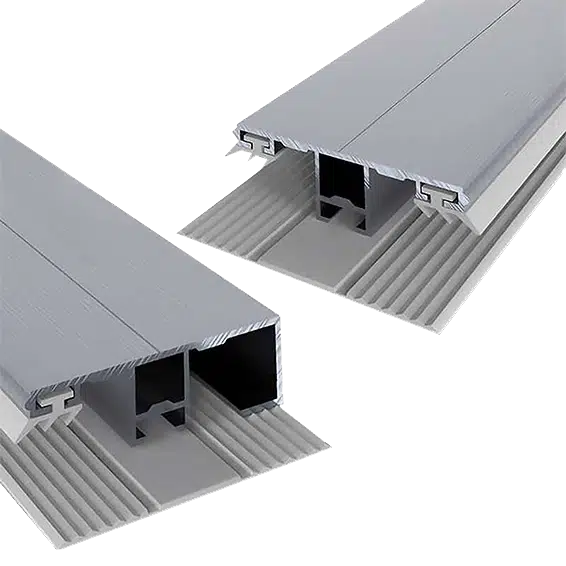 Kategoriebild für 8 mm Alu/Gummi Profile für Doppelstegplatten.