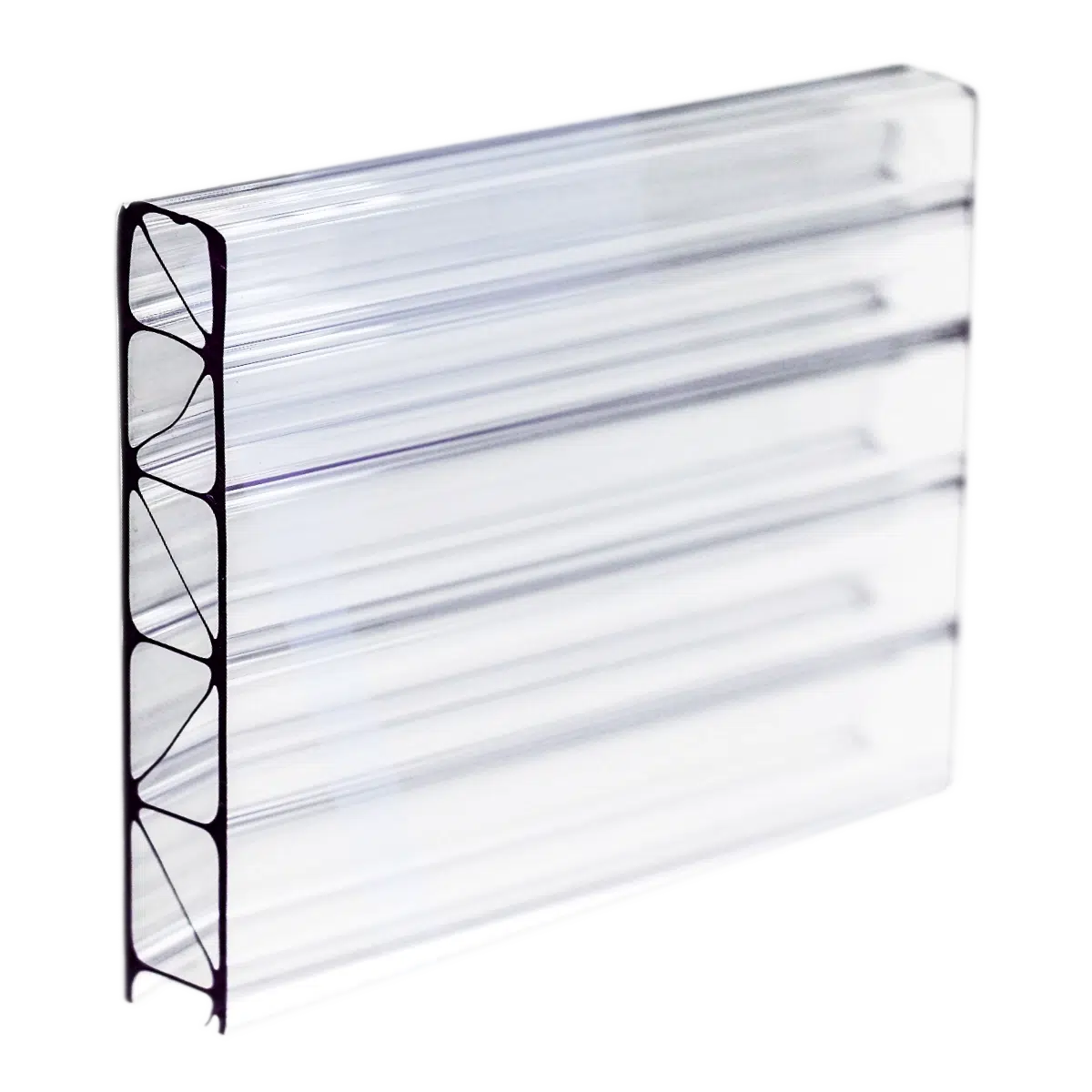 Doppelstegplatte 16Mm Klar – Hohlkammerplatte Premium Longlife Aus Polycarbonat