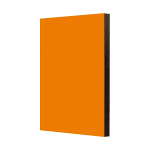 Hpl Platten Orange - Kronoart® Premium Color, Leuchtende Oberfläche In Kräftigem Orangeton.